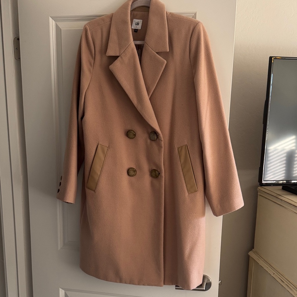 Cabi Peacoat Camel Jacket